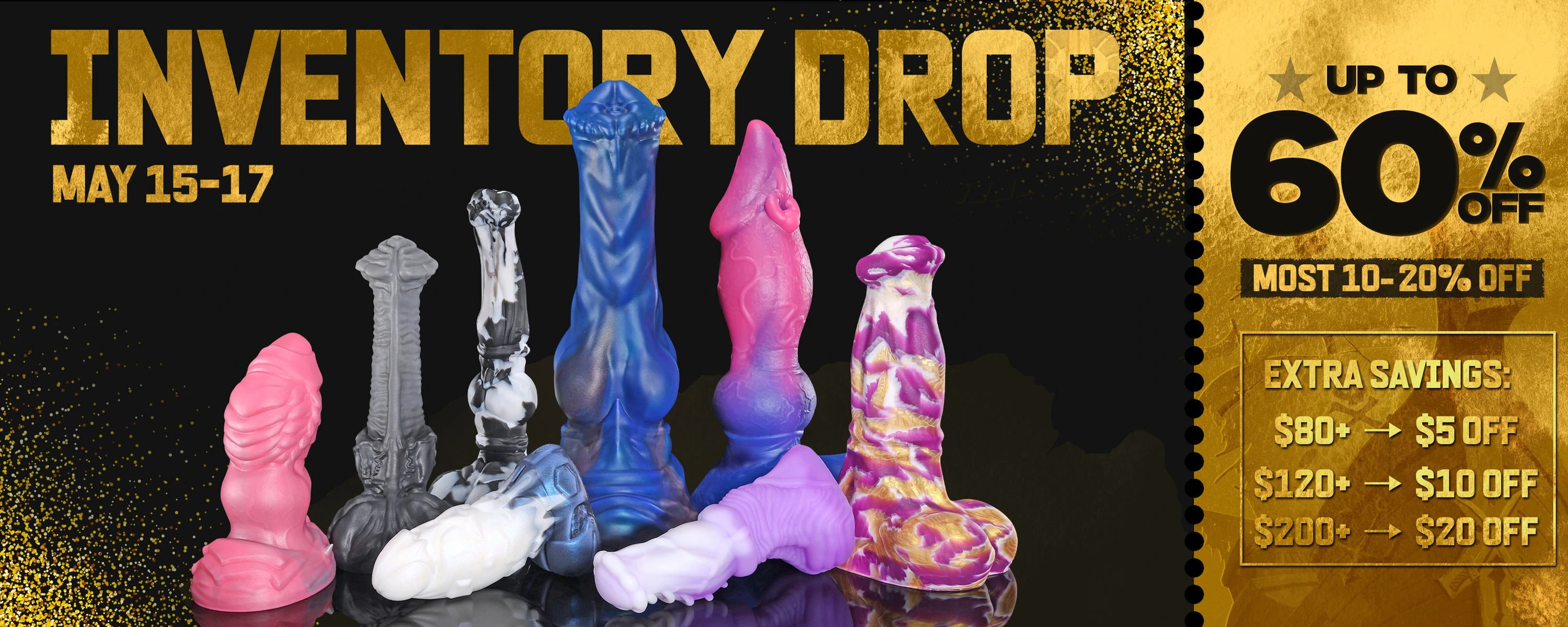 Excitedly browsing the Swisok Inventory Drop, finding so many fantasy dildos that make me want to play right away