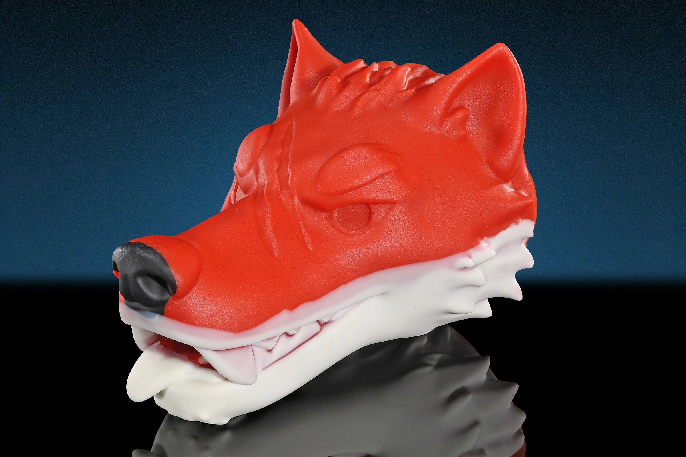 Swisok Lupine Maw wolf masturbator – realistic wolf head masturbator for pup play. I love sliding deep into the warm, tight mouth, feeling the soft teasing tongue and textured throat grip me as I lose myself in intense gay puppy play sessions.