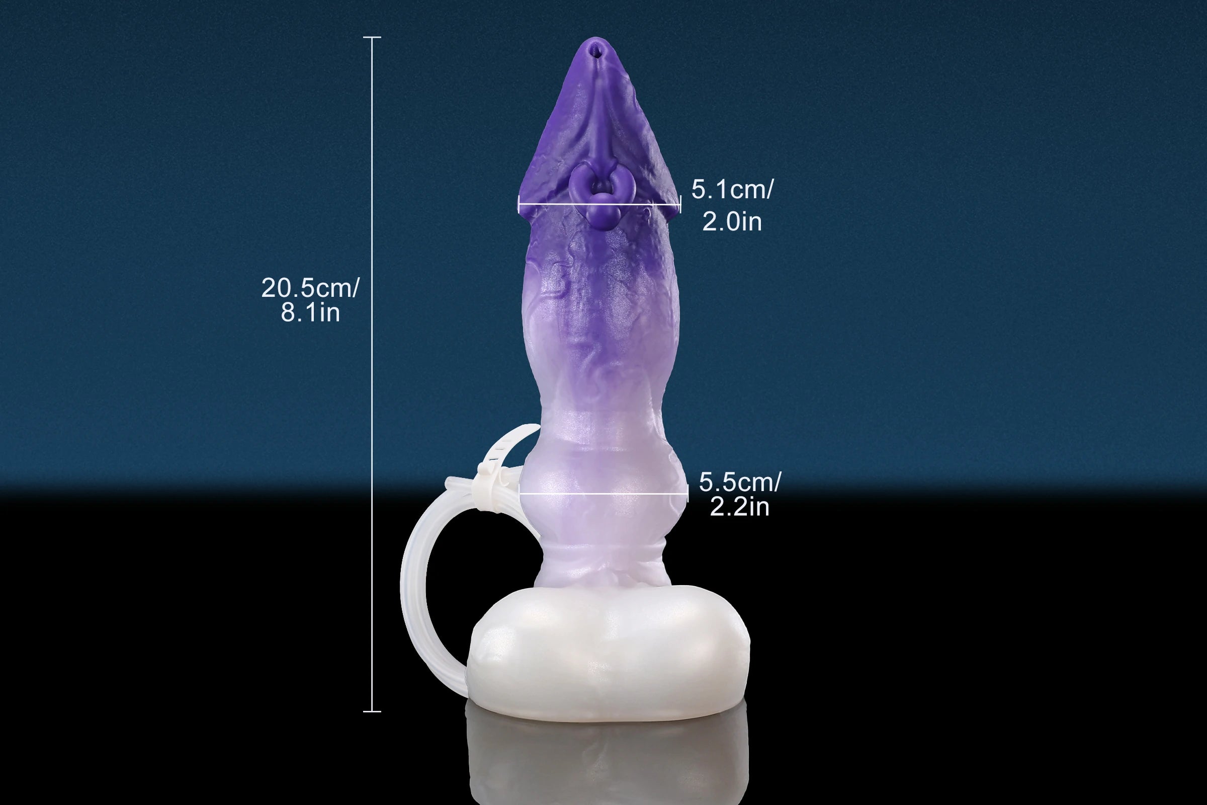 Fenrir with Cum Tube - Lilac Mist | Drop