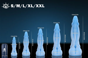 Covering the entire Swisok Navi fantasy dildo with lube, watching it become so wet and slippery, imagining the intense pleasure it will give me