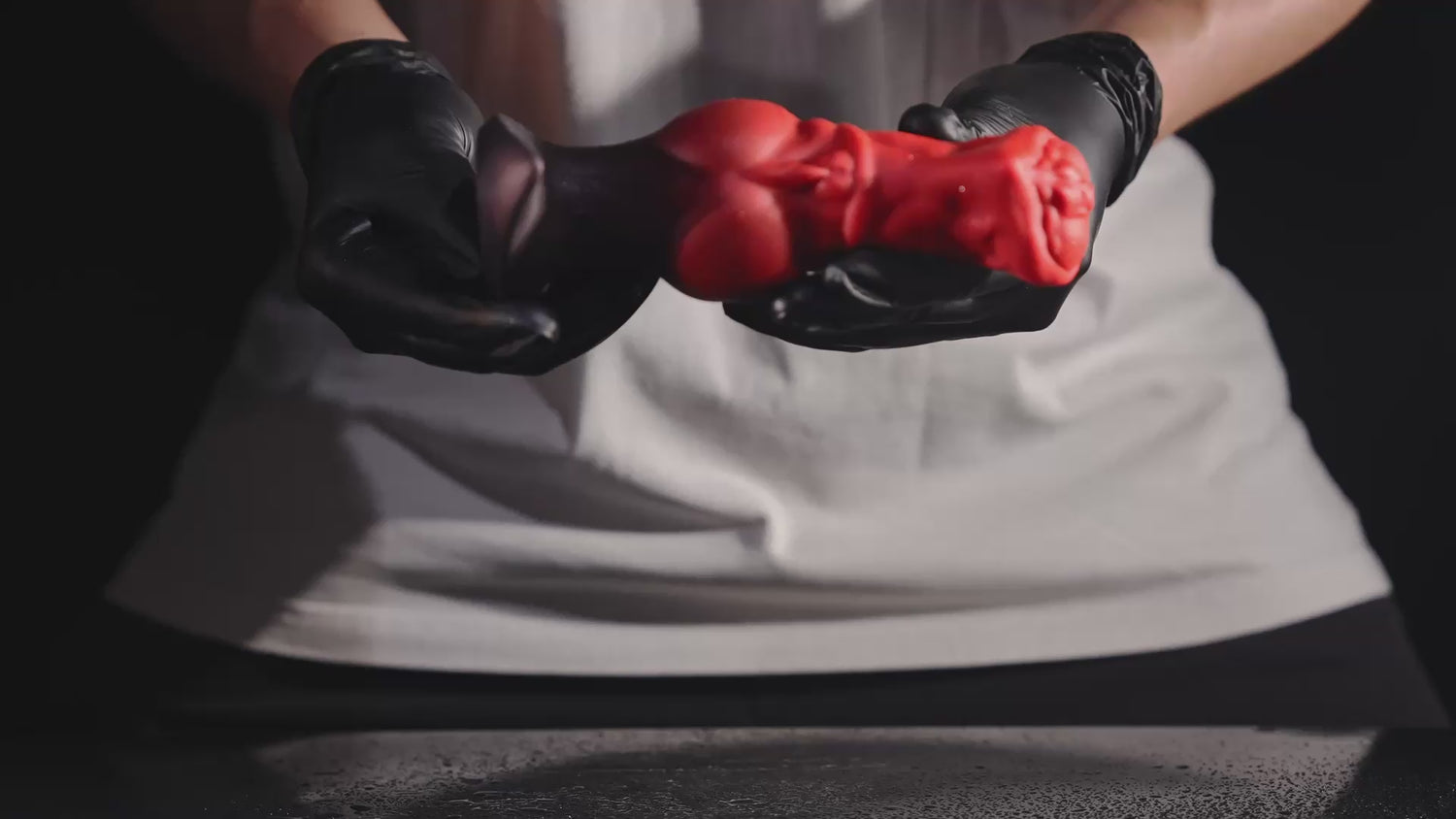 Slowly running my fingers over the flared head of the Magga Plug, it feels so firm and tempting, perfect for anal play
