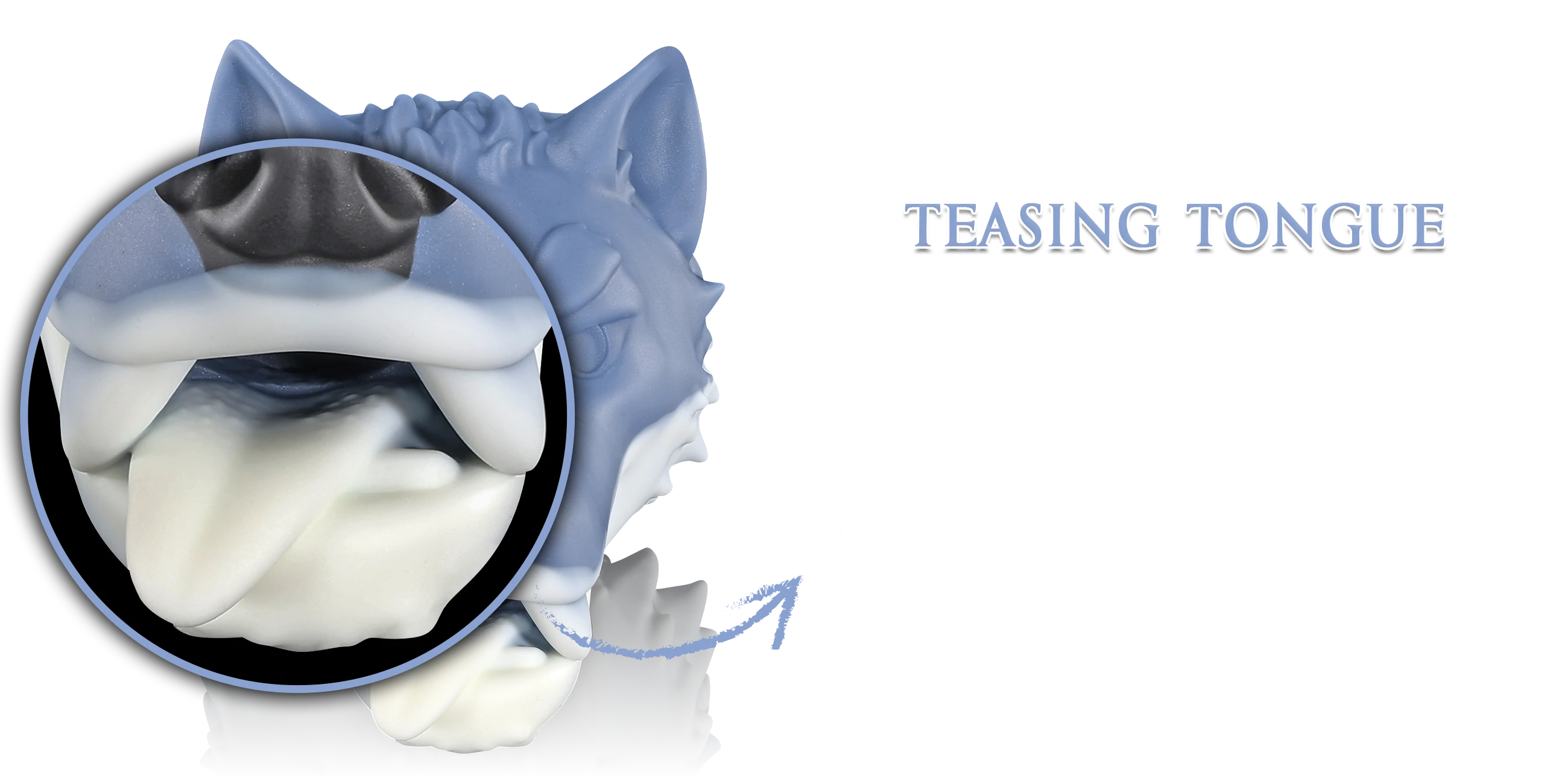 Swisok Lupine Maw – realistic wolf masturbator for pup play. I feel the warm, wet mouth wrap tightly around me, the detailed tongue teasing every inch as I sink deeper into my gay puppy play headspace.