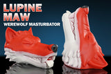 Swisok Lupine Maw masturbator – fierce wolf head masturbator designed for gay puppy play. I moan every time I thrust into the hungry mouth, the soft tongue licking and the tight throat squeezing me so perfectly during my pup play sessions.