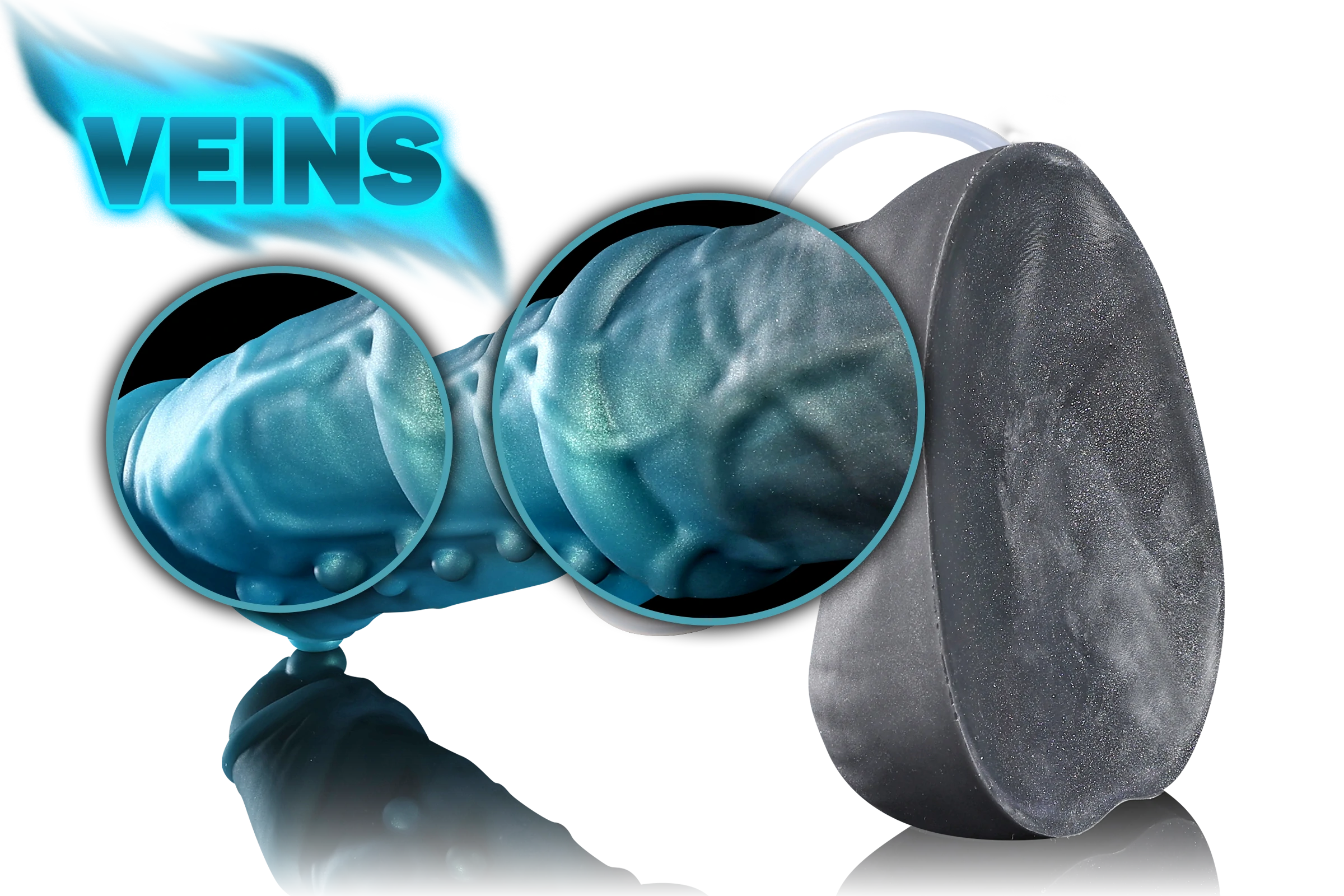 Swisok Prince ejaculating knot dildo – fantasy sex toy for pup play, I surrender to the massive cyan knot locking in as hot ejaculation floods me, tail-thrashing bliss in handler-guided furry sessions