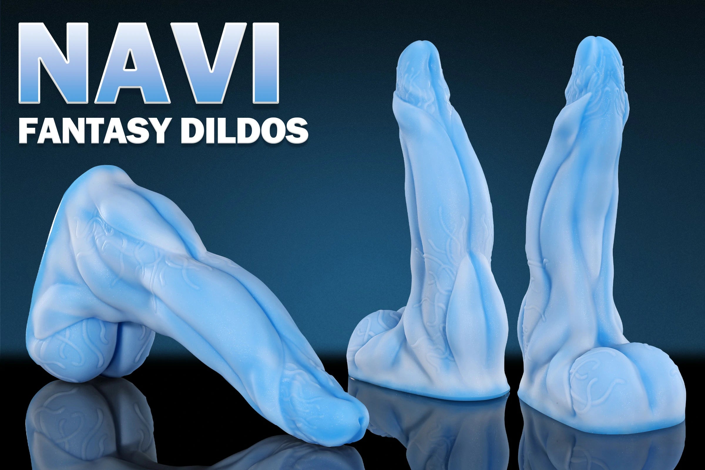 I love slowly teasing the detailed head of my Swisok Navi ocean fantasy dildo, the texture feels so realistic and tempting against my fingers