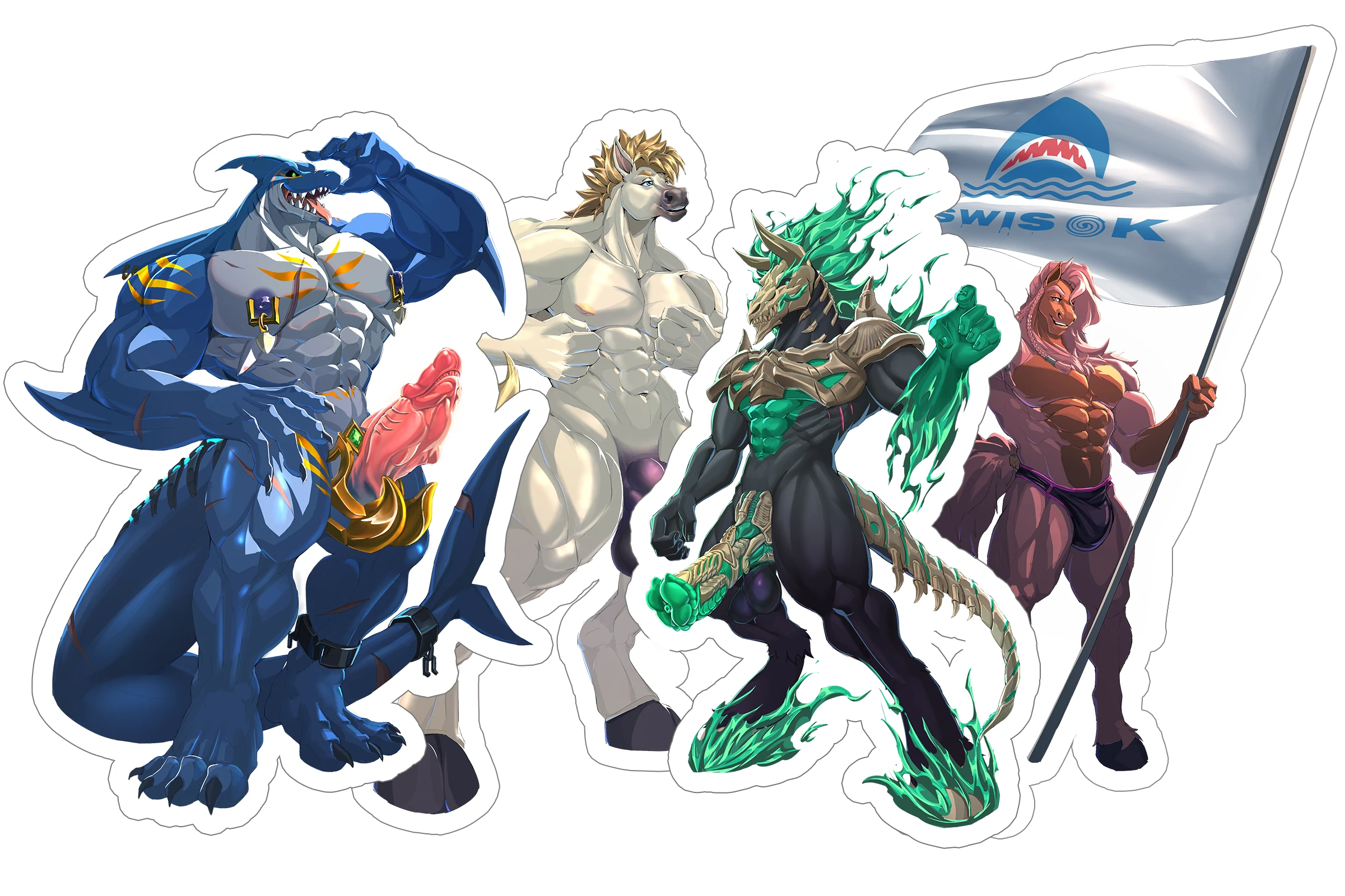 swisok valentines day merchandise IP stickers