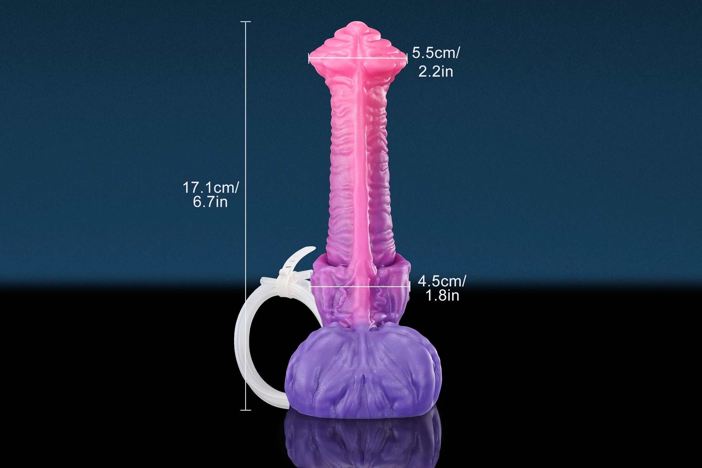 Kelpie with Cum Tube - Wildplum Pink | Drop